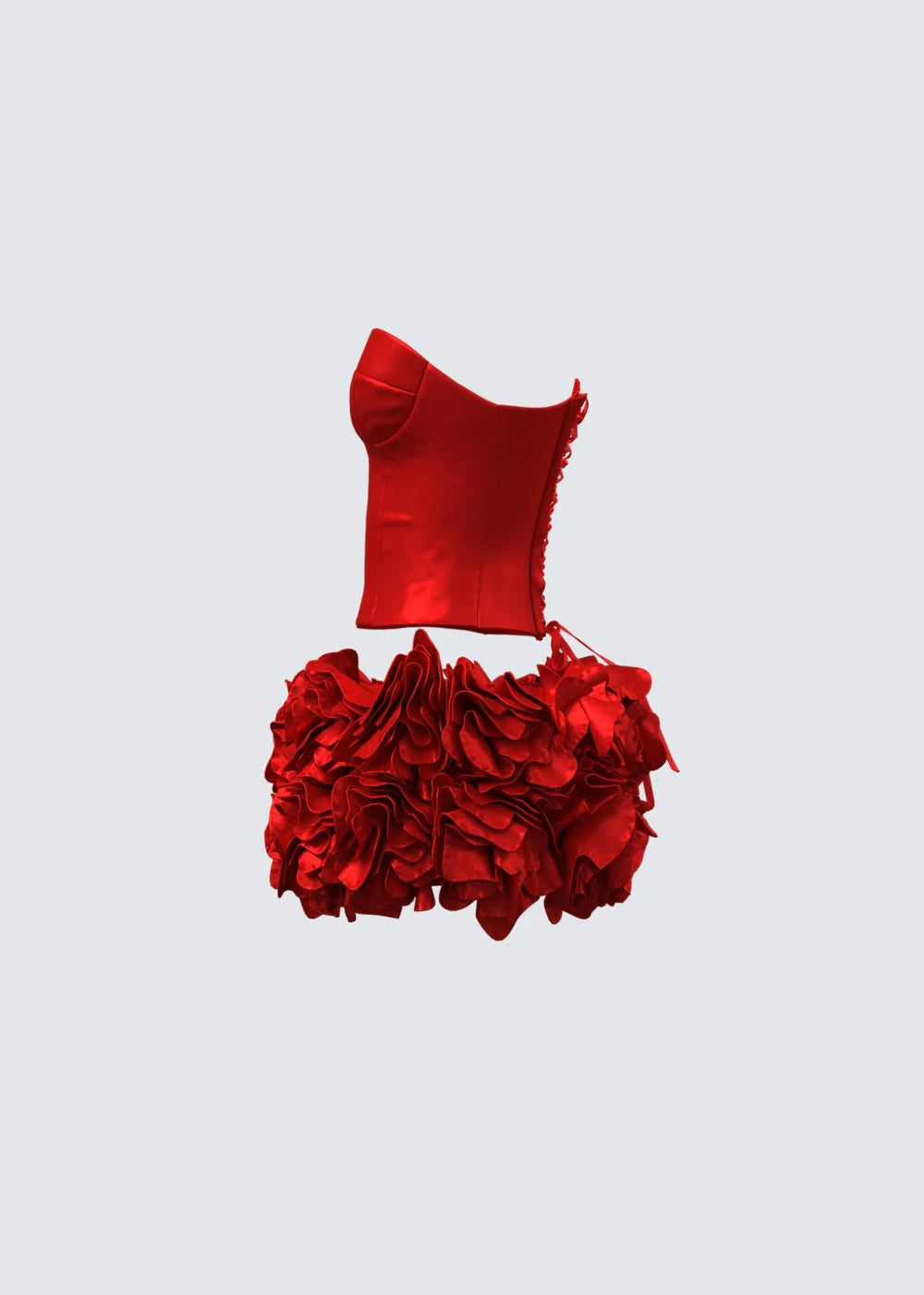 Ensemble de roses rouges
